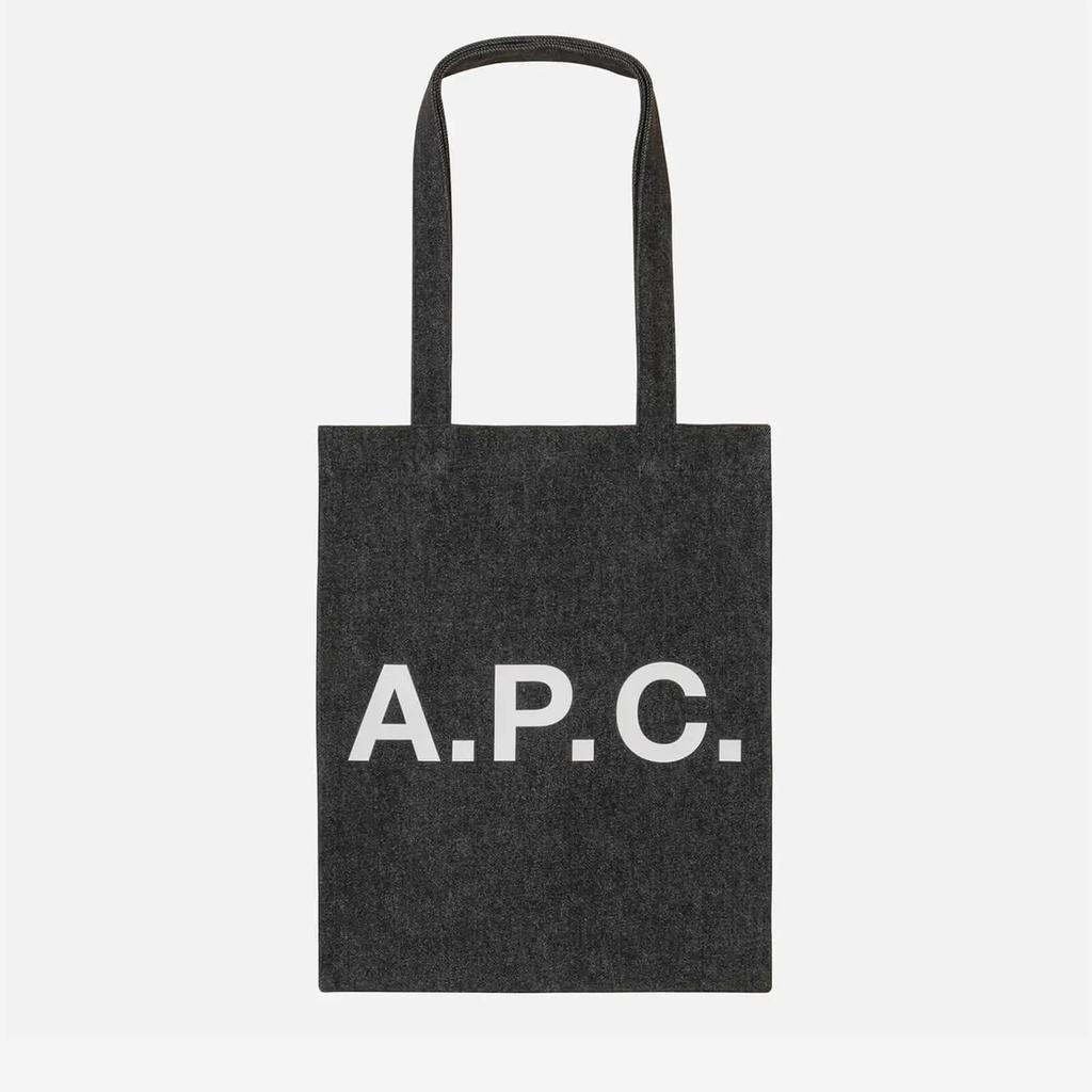 A.P.C. Women's Lou Tote Bag - Faux Black商品第1张图片规格展示