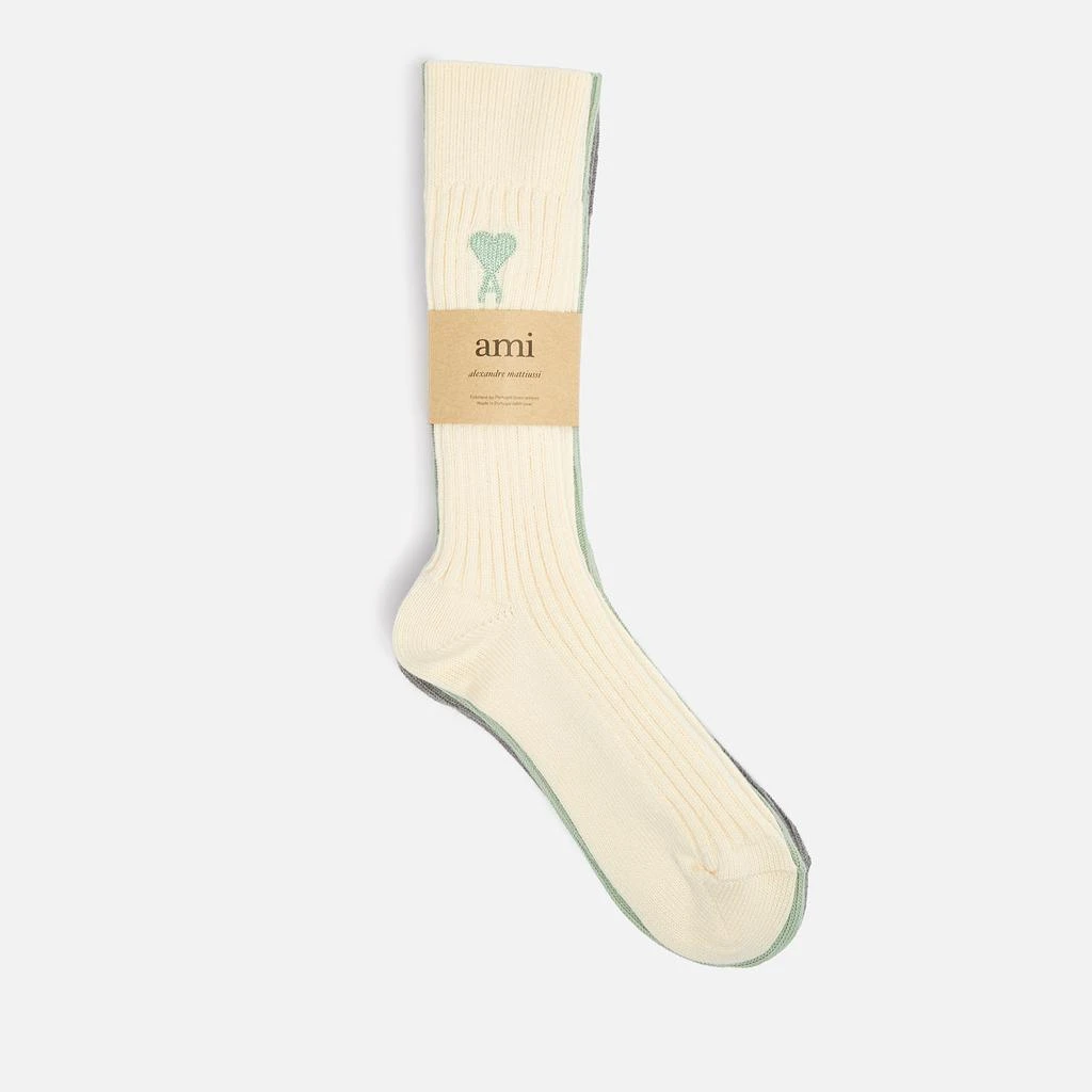 AMI x Coggles de Coeur Three-Pack Cotton-Blend Socks 商品