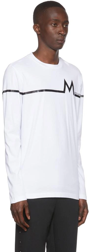 商品Moncler|白色棉质长袖 T 恤,价格¥2878,第2张图片详细描述