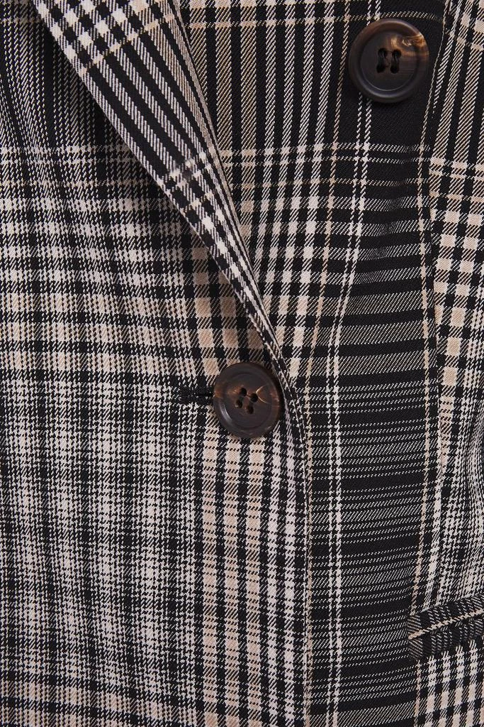 商品Brunello Cucinelli|Double-breasted checked wool blazer,价格¥11117,第4张图片详细描述