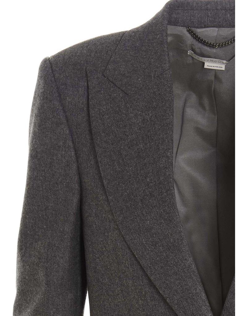 Stella McCartney flannel Blazer Jacket商品第3张图片规格展示