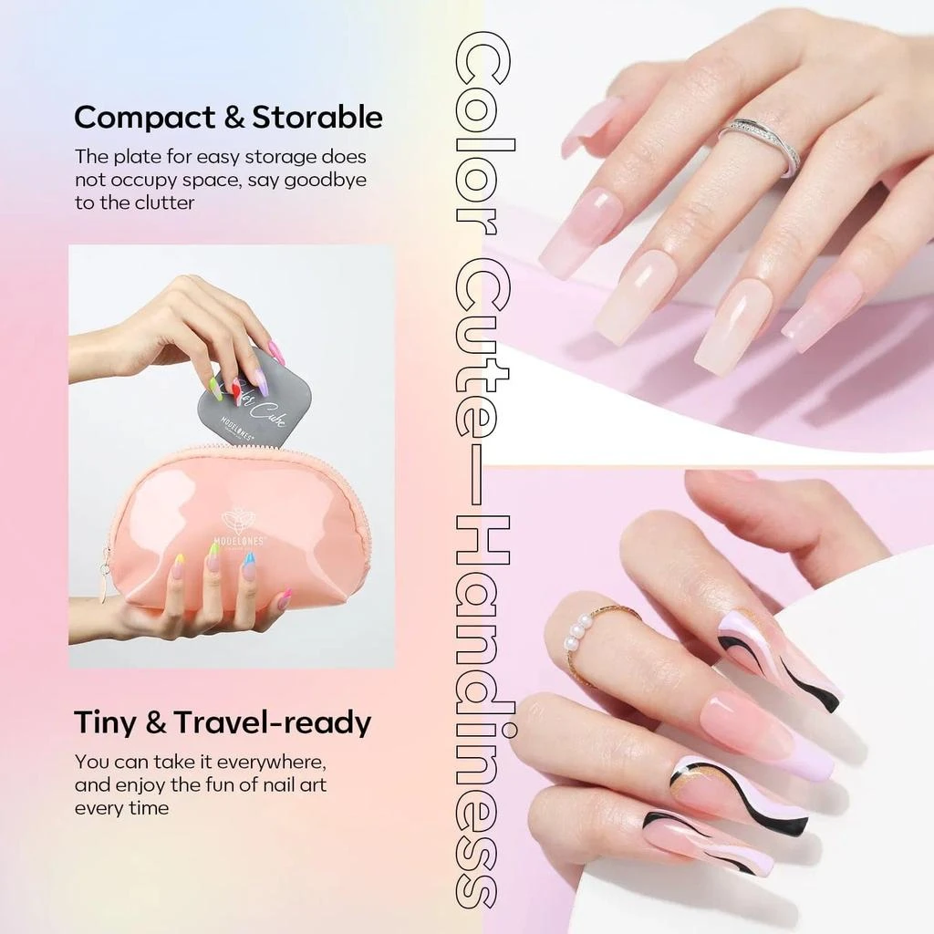 Tint-haze - 9 Shades Solid Cream Gel Polish Color Cube 商品