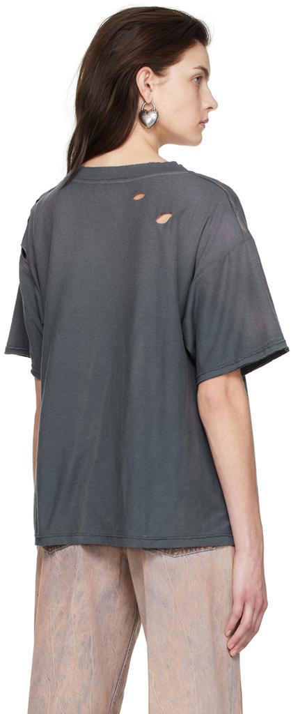 商品Acne Studios|Grey Organic Cotton T-Shirt,价格¥2249,第5张图片详细描述