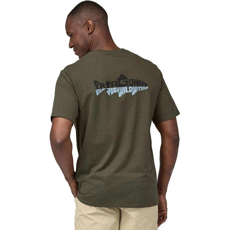 商品Patagonia|Wild Waterline Pocket Responsibili-Tee - Men's,价格¥260,第1张图片