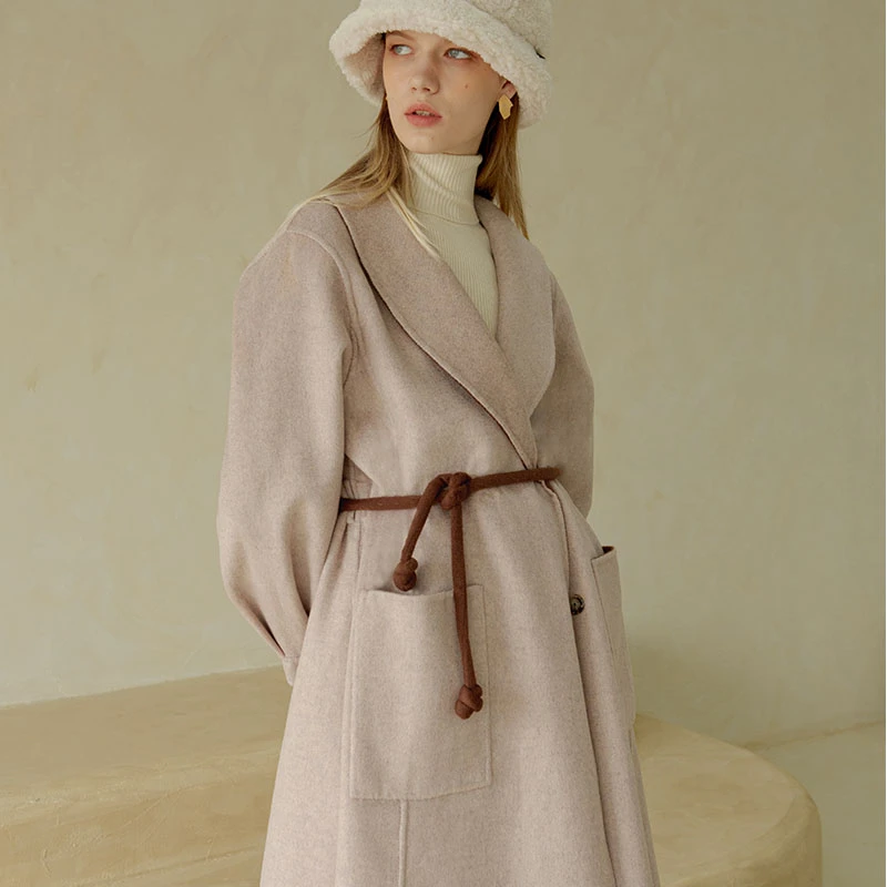 Ainsley Wool Coat - Beige/Mocha | Ainsley羊毛大衣 - 摩卡/米色 商品