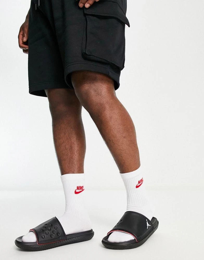 商品Jordan|Jordan Play sliders in black,价格¥345,第3张图片详细描述