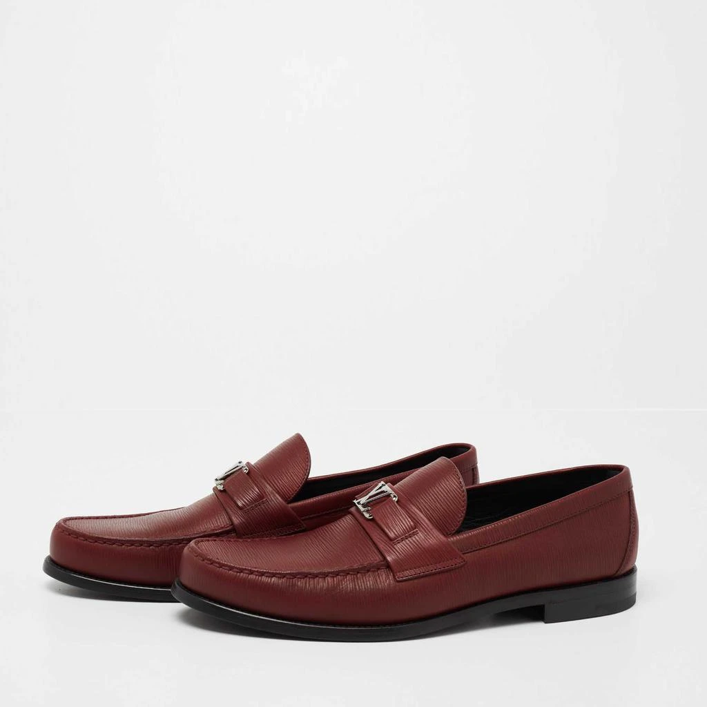 商品[二手商品] Louis Vuitton|Louis Vuitton Burgundy Epi Leather Major Slip On Loafers Size 44,价格¥5220,第2张图片详细描述