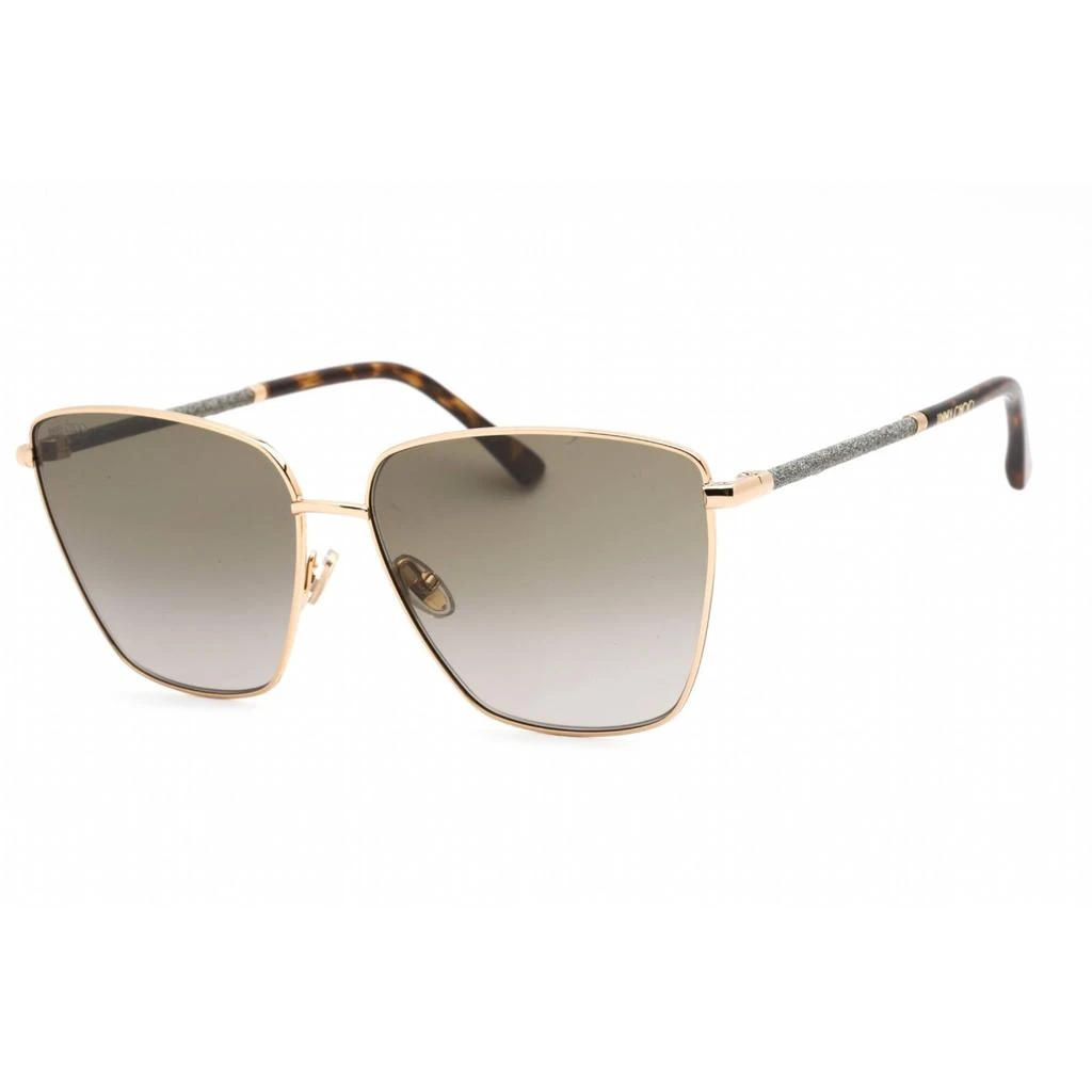 商品Jimmy Choo|Jimmy Choo Women's Sunglasses - Full Rim Gold/Havana Metal Cat Eye | LAVI/S 006J HA,价格¥599,第1张图片