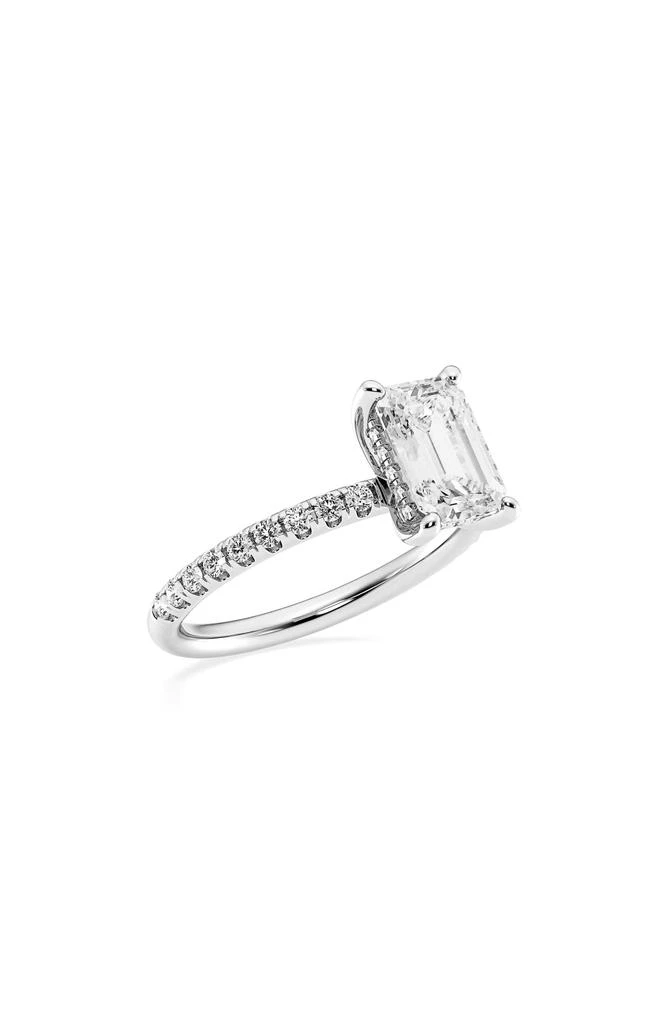 商品Badgley Mischka|14K Gold Emerald Cut Lab Created Diamond Ring - 2.20ct.,价格¥17559,第4张图片详细描述