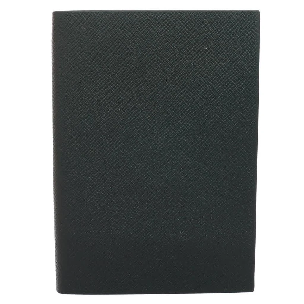 商品SMYTHSON|Smythson Soho Notebook In Panama in Black,价格¥744,第1张图片