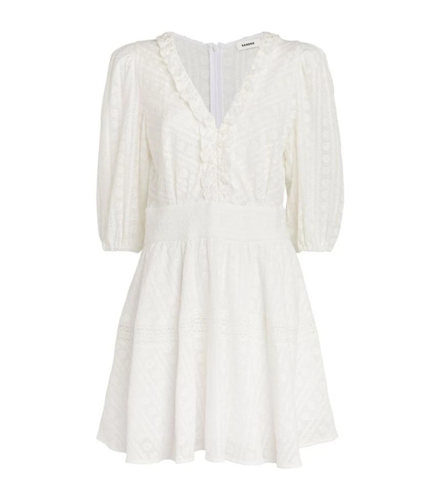 商品Sandro|Broderie Anglaise Mini Dress,价格¥3281,第1张图片