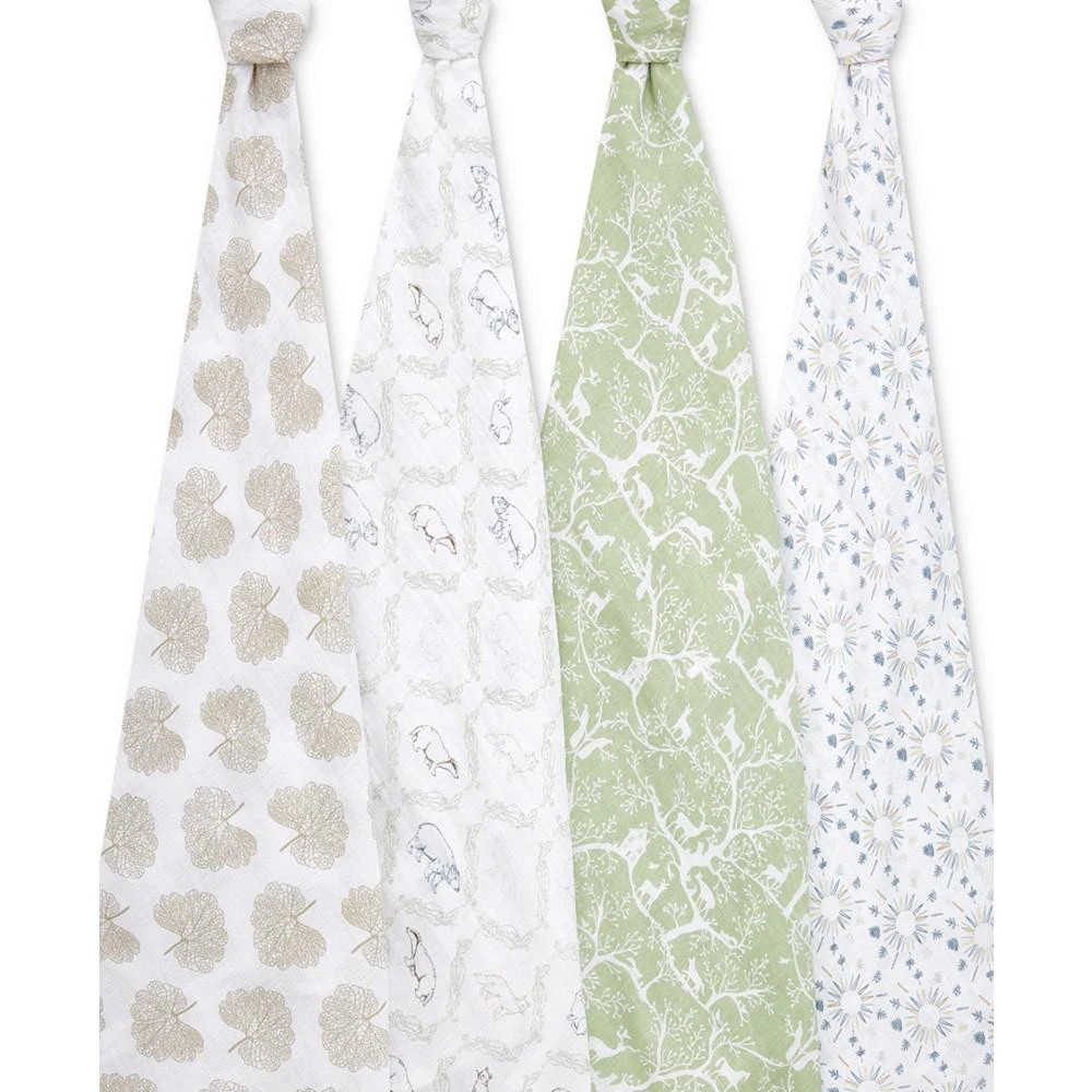 商品aden + anais|Baby Boys or Baby Girls Muslin Swaddles, Pack of 4,价格¥294,第2张图片详细描述