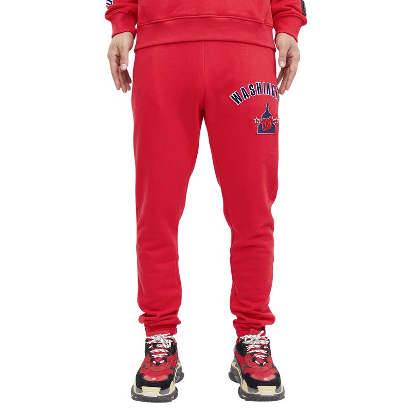 Pro Standard Nationals Stacked Logo Joggers - Men's商品第1张图片规格展示