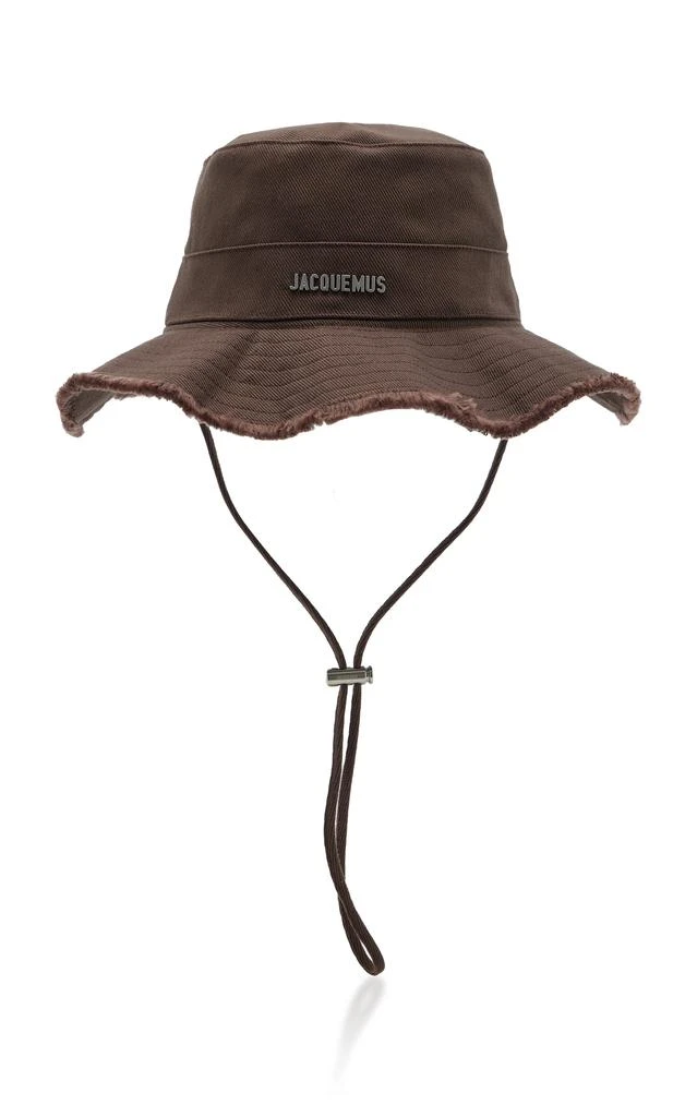 商品Jacquemus|Jacquemus - Le Bob Artichaut Cotton Bucket Hat - Brown - EU 56 - Moda Operandi,价格¥1409,第1张图片