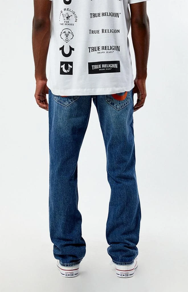 商品True Religion|Ricky Straight Flap Logo Jeans,价格¥849,第4张图片详细描述