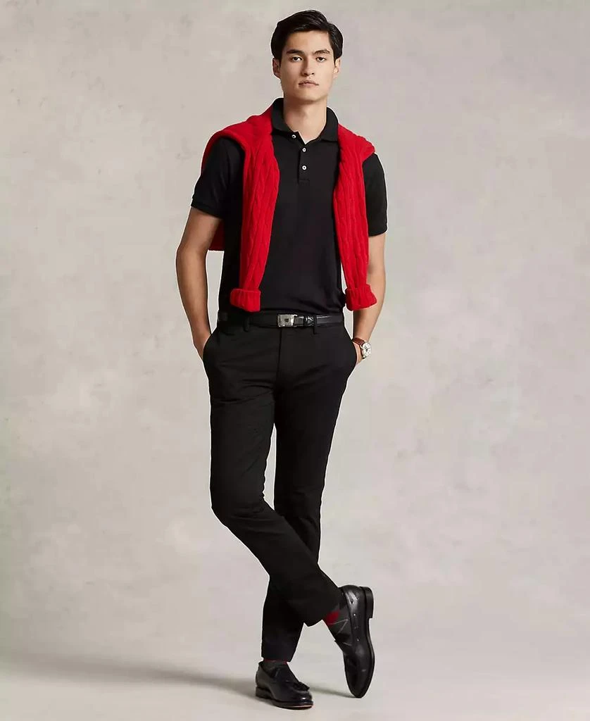 商品Ralph Lauren|Men’s Slim-Fit Soft Cotton Polo Shirt,价格¥630,第4张图片详细描述