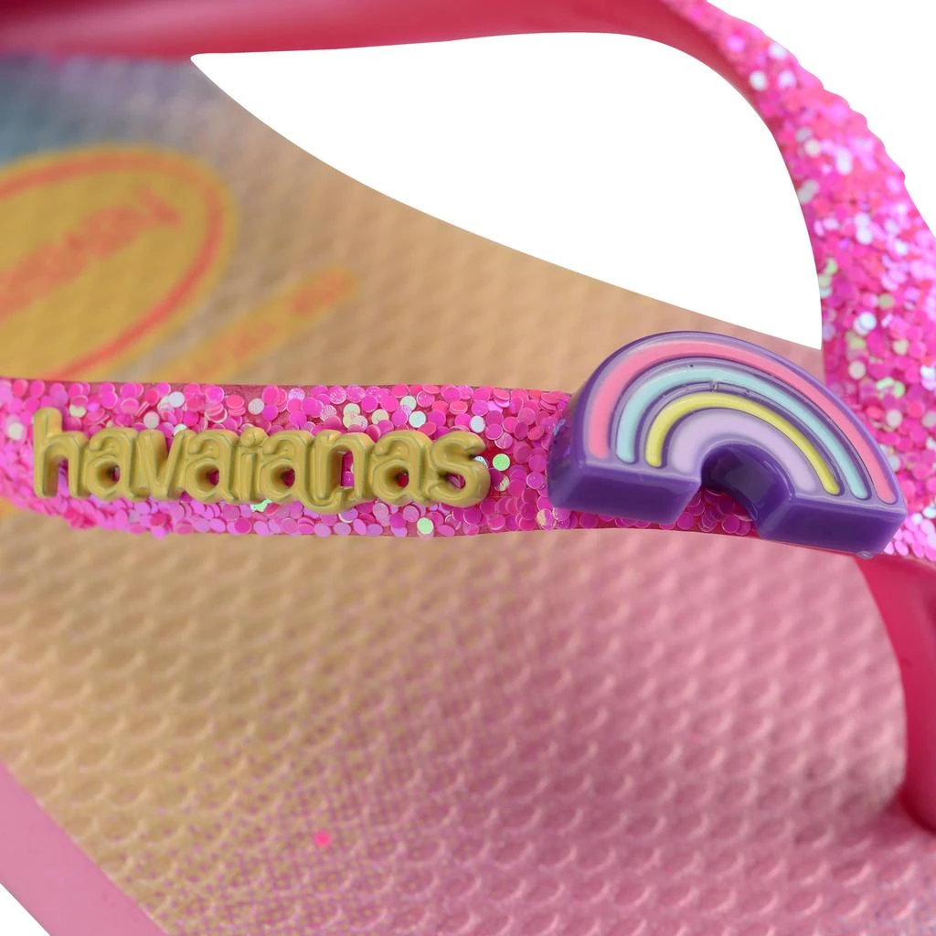 商品Havaianas|Slim Glitter II Flip Flop Sandal (Toddler/Little Kid/Big Kid),价格¥225,第4张图片详细描述