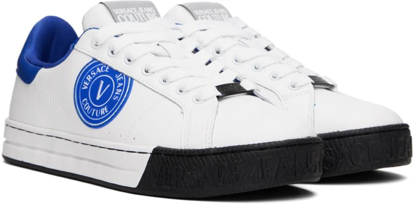 商品Versace|White Court 88 V-Emblem Sneakers,价格¥1636,第4张图片详细描述