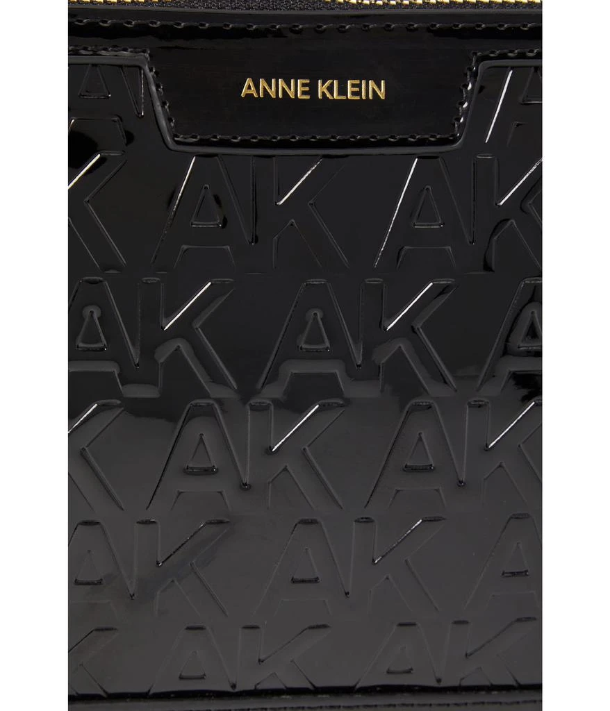 商品Anne Klein|Patent Embossed Logo Card Case and Pouch Set,价格¥122,第4张图片详细描述