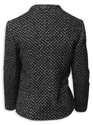 商品[二手商品] Maje|Maje Tweed Jacket In Black Cotton,价格¥2373,第2张图片详细描述