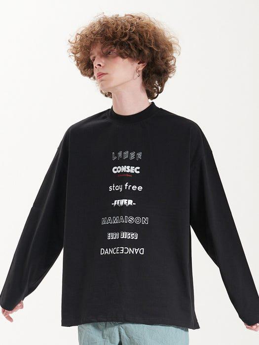 C.G Long Sleeve T-Shirt Black商品第1张图片规格展示