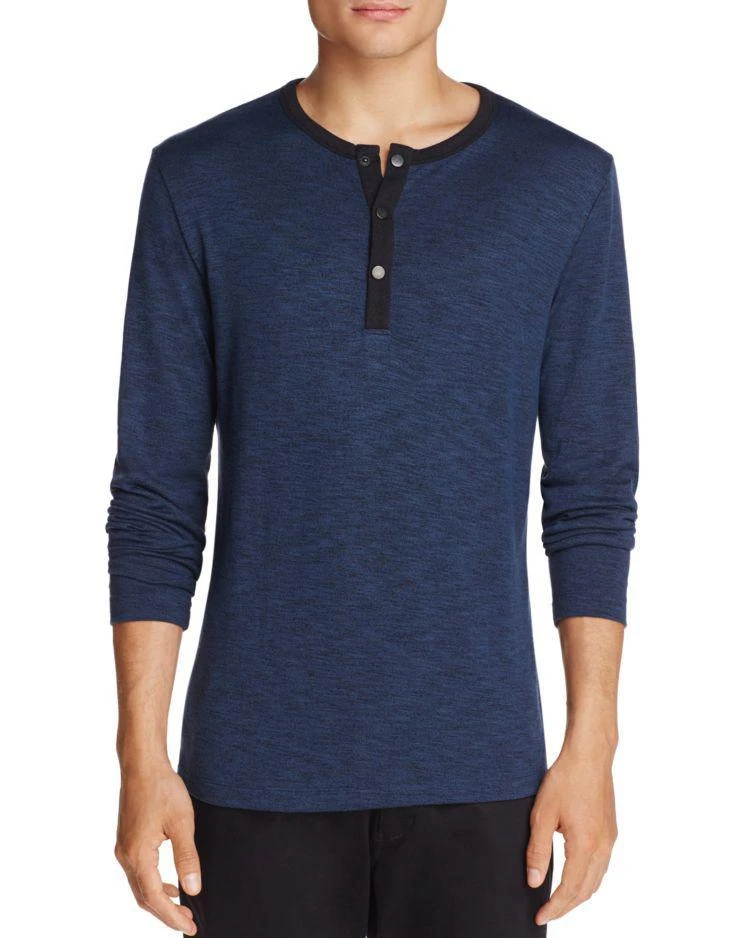 商品Theory|Long Sleeve Snapped Henley,价格¥450,第1张图片