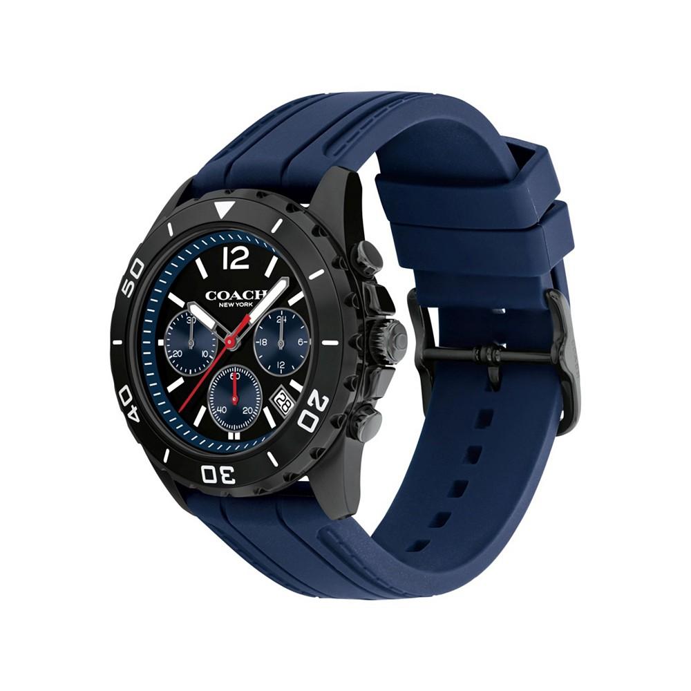 Men's Kent Blue Silicone Strap Watch商品第2张图片规格展示