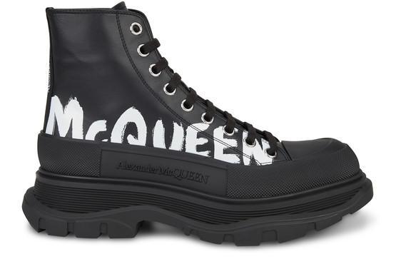 商品Alexander McQueen|Tread Slick 短靴,价格¥6452,第1张图片