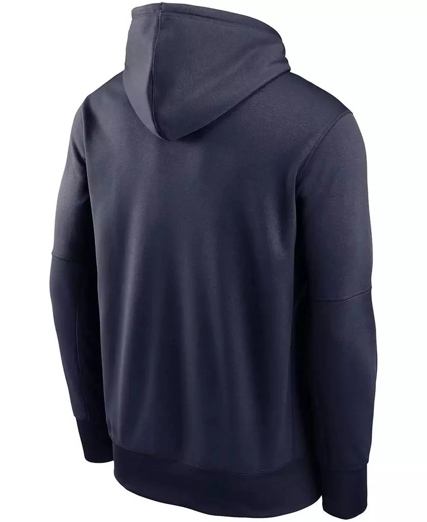 商品NIKE|Men's Navy New England Patriots Fan Gear Wordmark Performance Pullover Hoodie,价格¥456,第3张图片详细描述