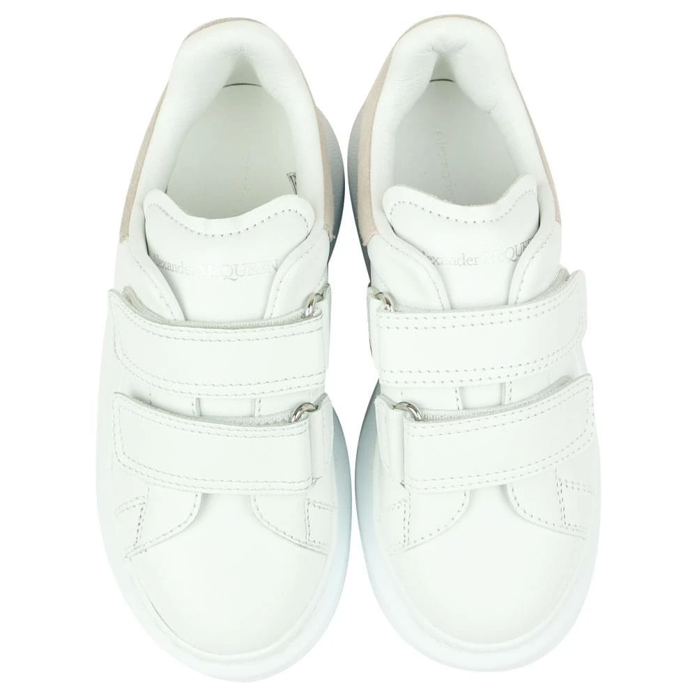 商品Alexander McQueen|White & Pink Velcro Trainers,价格¥1302,第3张图片详细描述