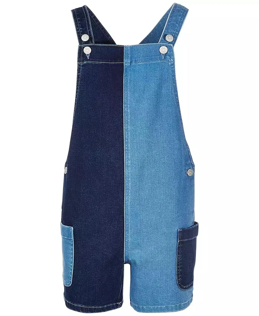 商品Epic Threads|Big Girls Varsity Colorblocked Denim Shortall, Created for Macy's,价格¥90,第4张图片详细描述