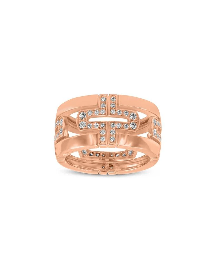 商品BVLGARI|18K Rose Gold 0.80 ct. tw. Diamond Ring,价格¥37577,第1张图片