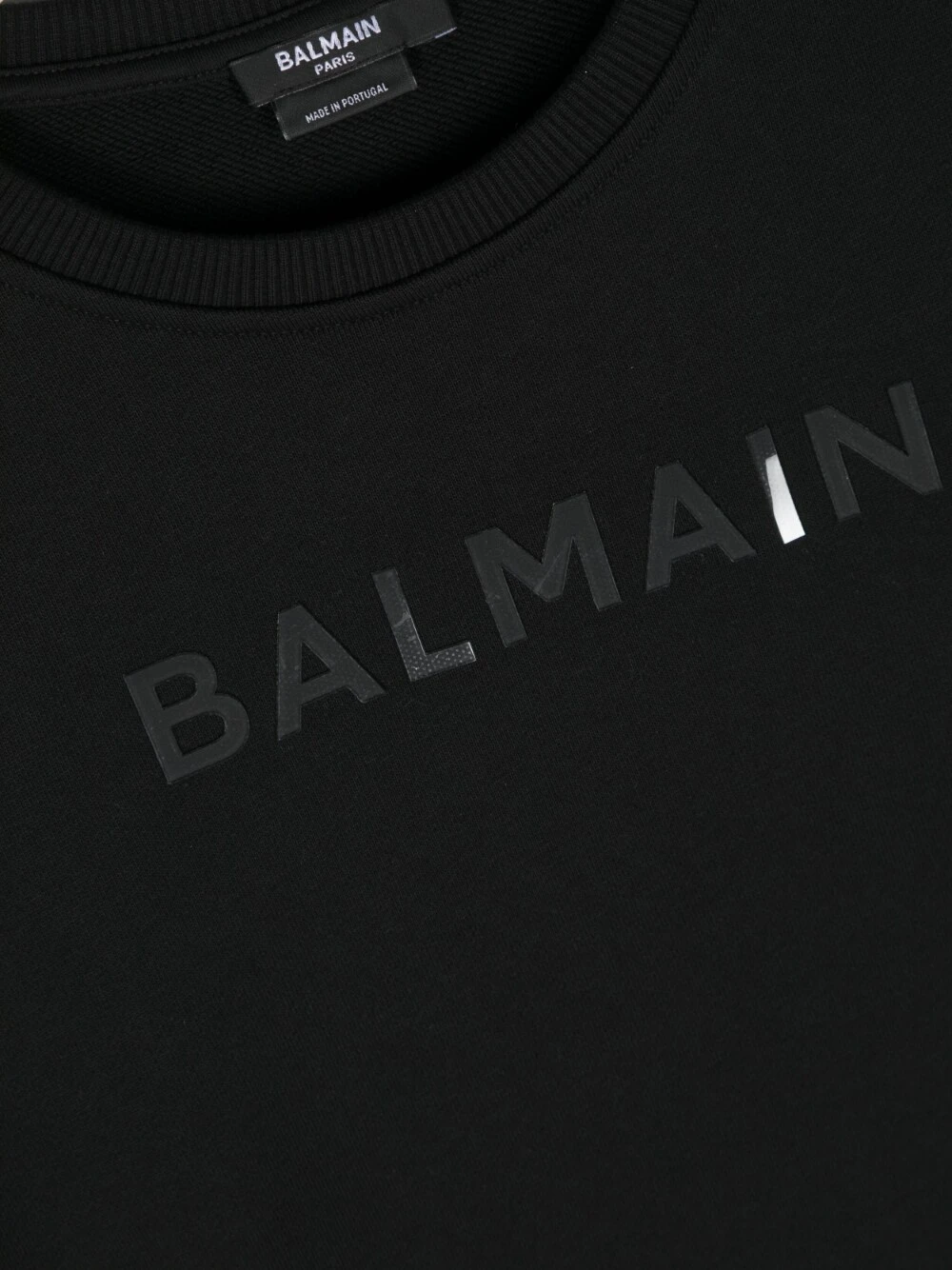 商品Balmain|Balmain 男童针织毛衣 BS4Q20Z0081930NE 黑色,价格¥1579,第3张图片详细描述