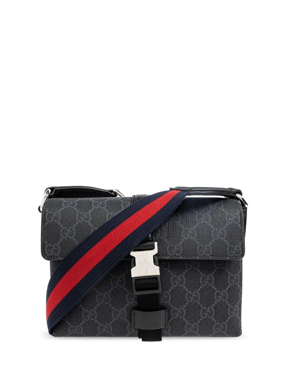 商品Gucci|Gucci 男士斜挎包 816953FAD8C1049 黑色,价格¥11565,第1张图片
