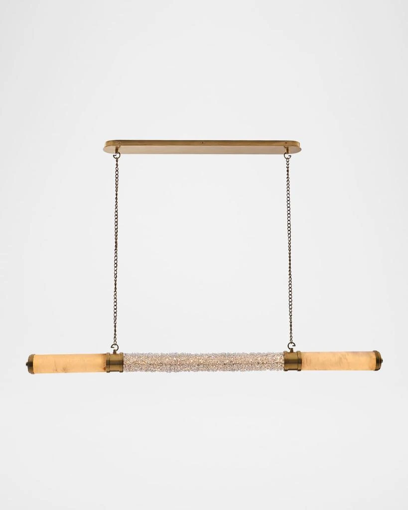 商品Kalco Lighting|Tubo Alabaster Pendant Island Light,价格¥24177,第1张图片