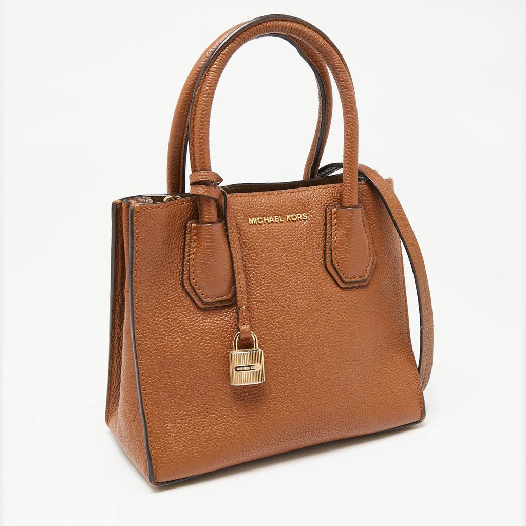 商品[二手商品] Michael Kors|Michael Kors Brown Leather Mini Mercer Tote,价格¥1078,第5张图片详细描述