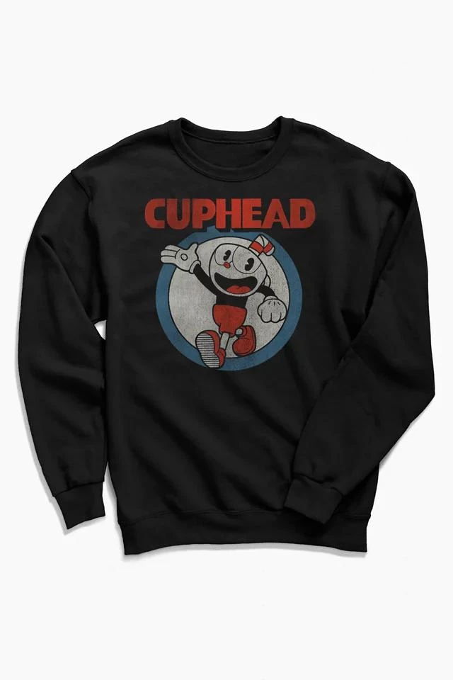 商品Urban Outfitters|Cuphead Waving Crew Neck Sweatshirt,价格¥447,第1张图片