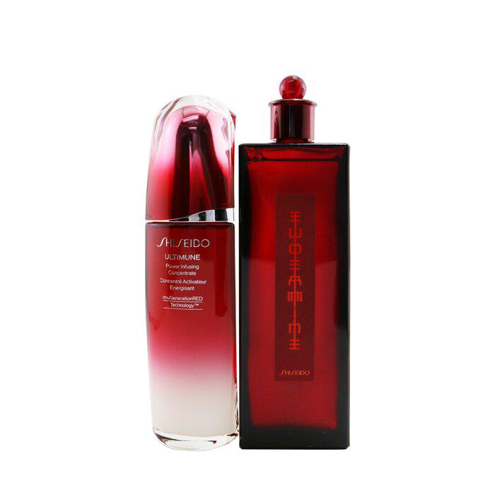 Shiseido 红妍焕肤套装：肌活精华露 100ml +  蜜露精华化妆液 200ml 2pcs商品第1张图片规格展示