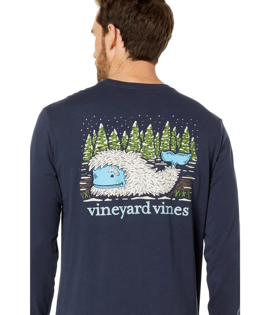 商品Vineyard Vines|Yeti Whale Long Sleeve Pocket Tee,价格¥310,第3张图片详细描述