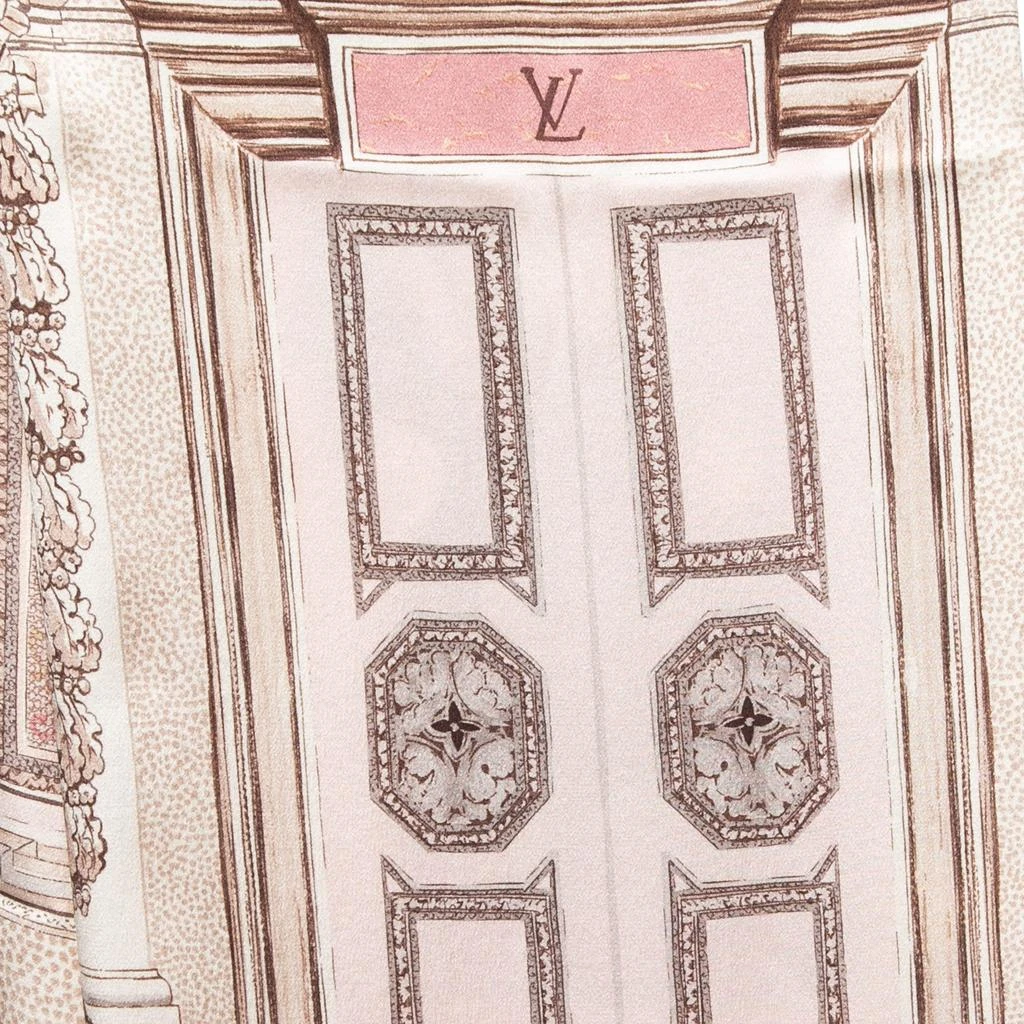 商品[二手商品] Louis Vuitton|Louis Vuitton Cream Les Decors Parisiens au XIX Siecle Silk Stole,价格¥4544,第3张图片详细描述