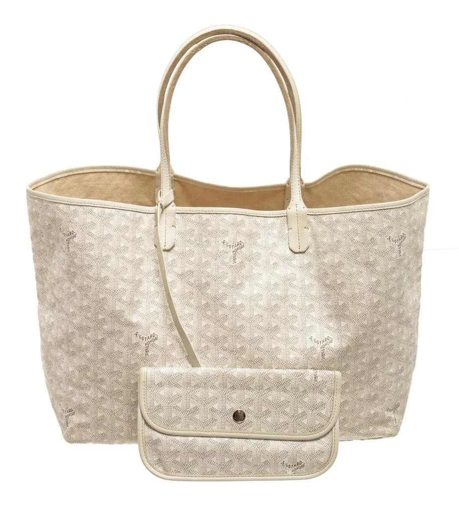 商品[二手商品] Goyard|Goyard White St. Louis Tote Bag PM,价格¥15696,第1张图片