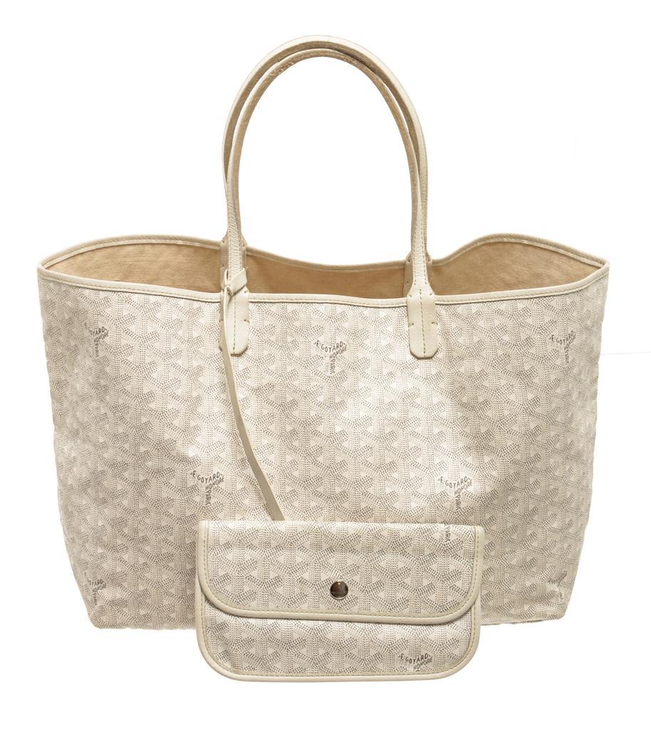 商品[二手商品] Goyard|Goyard White St. Louis Tote Bag PM,价格¥14438,第1张图片