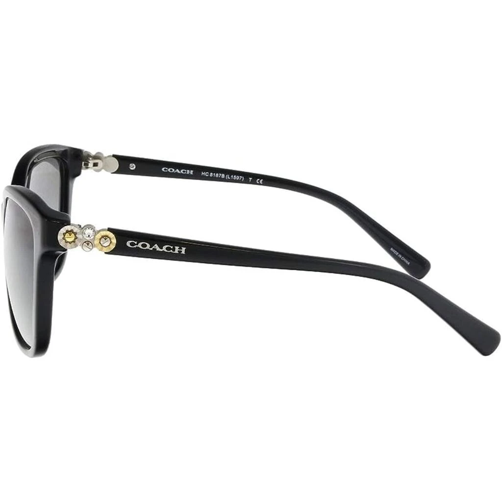 商品Coach|Coach Women's Sunglasses - Black Square Plastic Frame Smoke Lens | 0HC8187B 500211,价格¥558,第2张图片详细描述