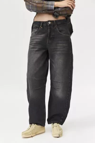 商品BDG|BDG Horseshoe Barrel Jean,价格¥597,第2张图片详细描述