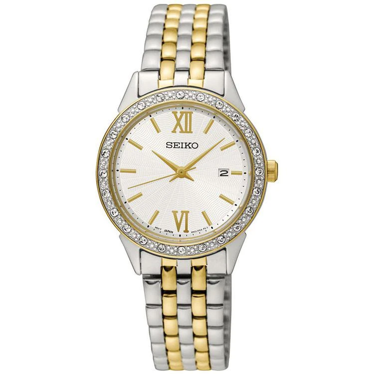 商品Seiko|Women's Special Value Two-Tone Stainless Steel Bracelet Watch 28mm,价格¥1676,第1张图片