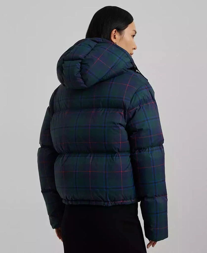 商品Ralph Lauren|Women's Plaid Beaded-Crest Down Coat,价格¥2954,第2张图片详细描述