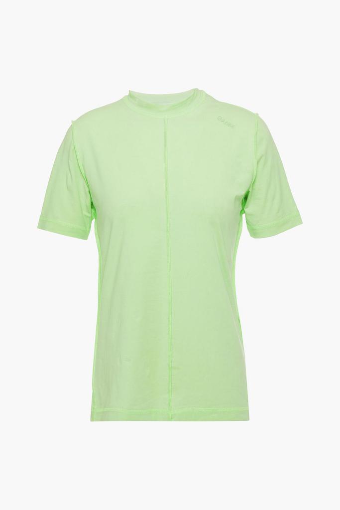 商品Ganni|Stretch-cotton jersey T-shirt,价格¥258,第1张图片