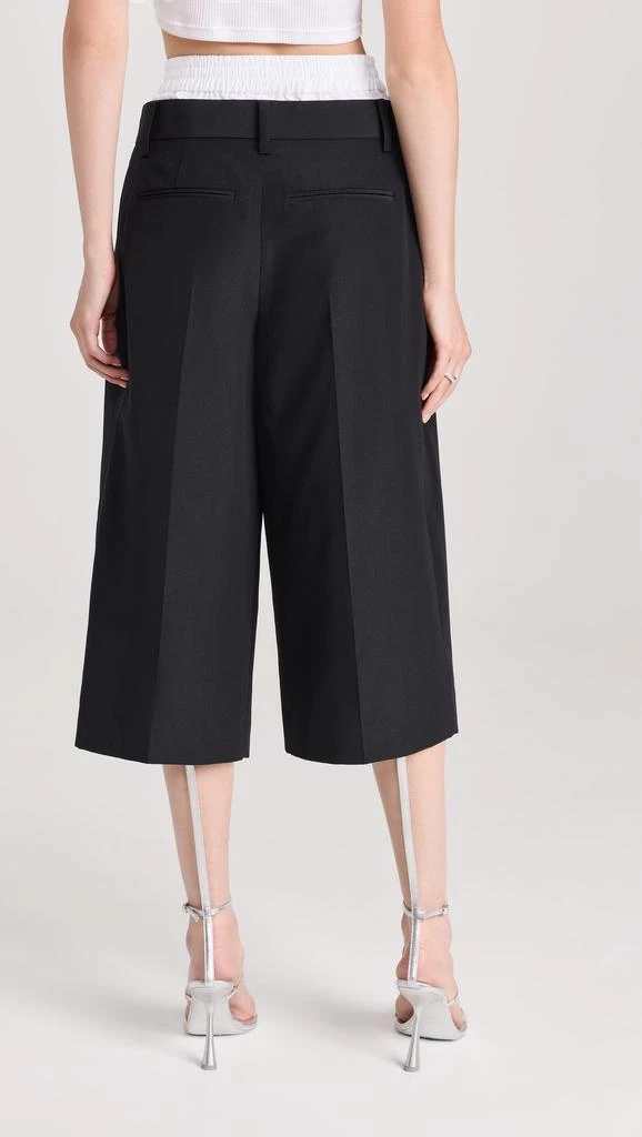 商品Alexander Wang|Tailored Culottes with Exposed Boxer,价格¥1473,第2张图片详细描述