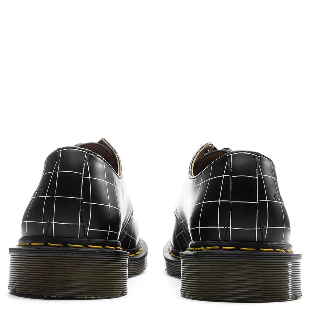 商品Dr. Martens|Dr. Martens x Undercover 1461 Check Smooth - Black,价格¥1329,第4张图片详细描述