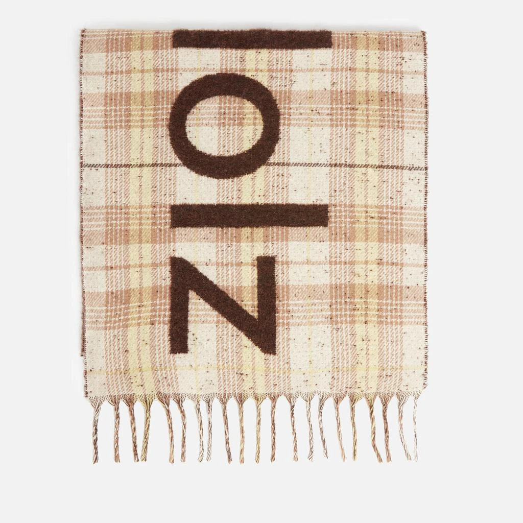 商品HOLZWEILER|Holzweiler Bambino Checked Wool-Blend Scarf,价格¥531,第3张图片详细描述